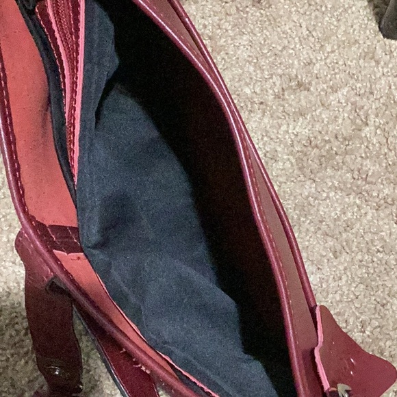 Colab NWOT Burgundy Leather shoulder Bag - see description - Picture 5 of 12